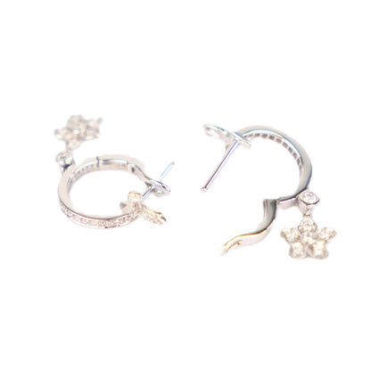 GRAFF RGE2162 Butterfly Diamond Hoop Earrings