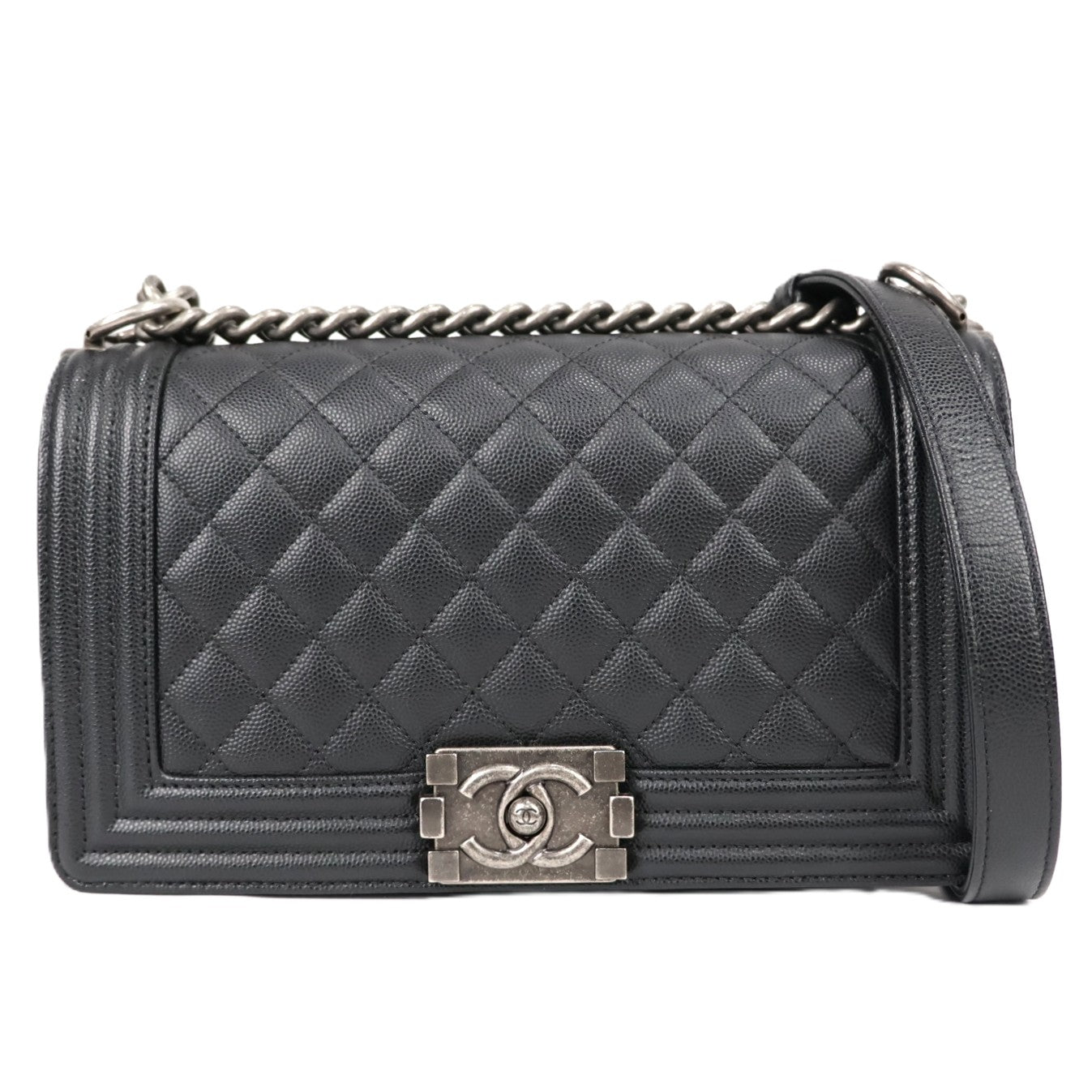 CHANEL 67086 BOY CHANEL MEDIUM SHOULDER BAG