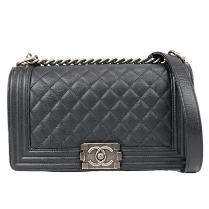CHANEL 67086 BOY CHANEL MEDIUM SHOULDER BAG
