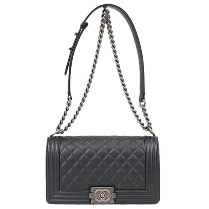 CHANEL 67086 BOY CHANEL MEDIUM SHOULDER BAG