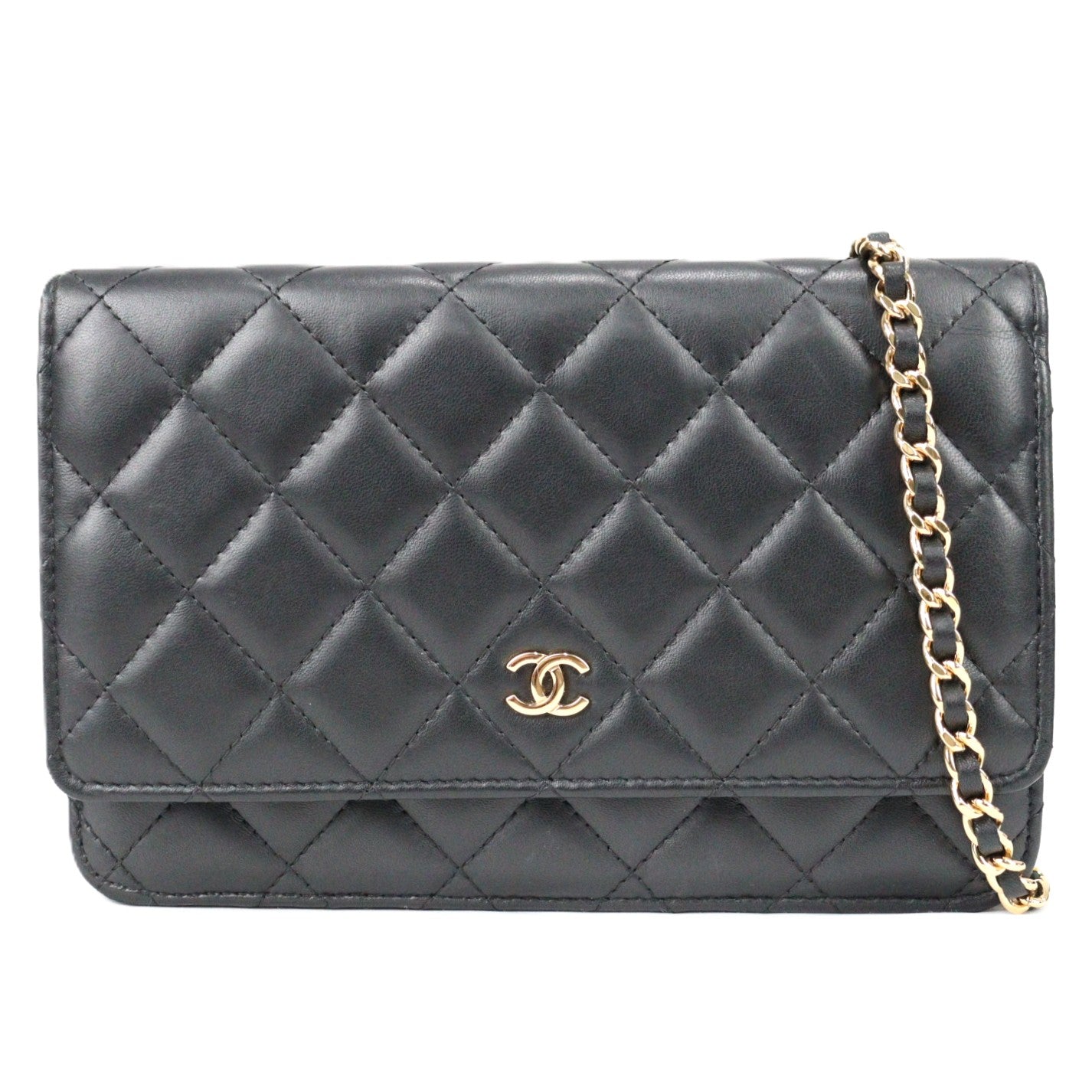 CHANEL 33814 CLASSIC FLAP WALLET ON CHAIN