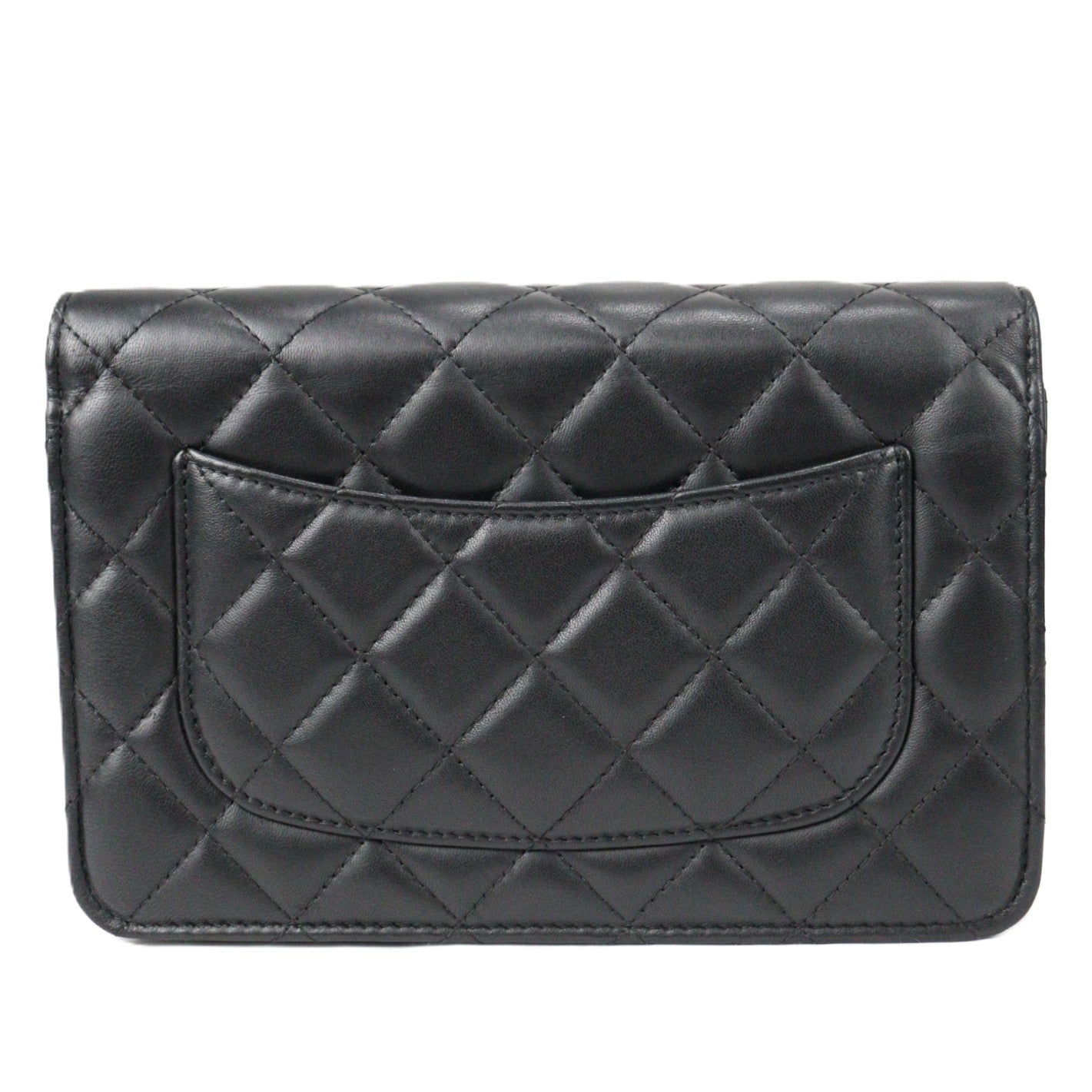 CHANEL 33814 CLASSIC FLAP WALLET ON CHAIN