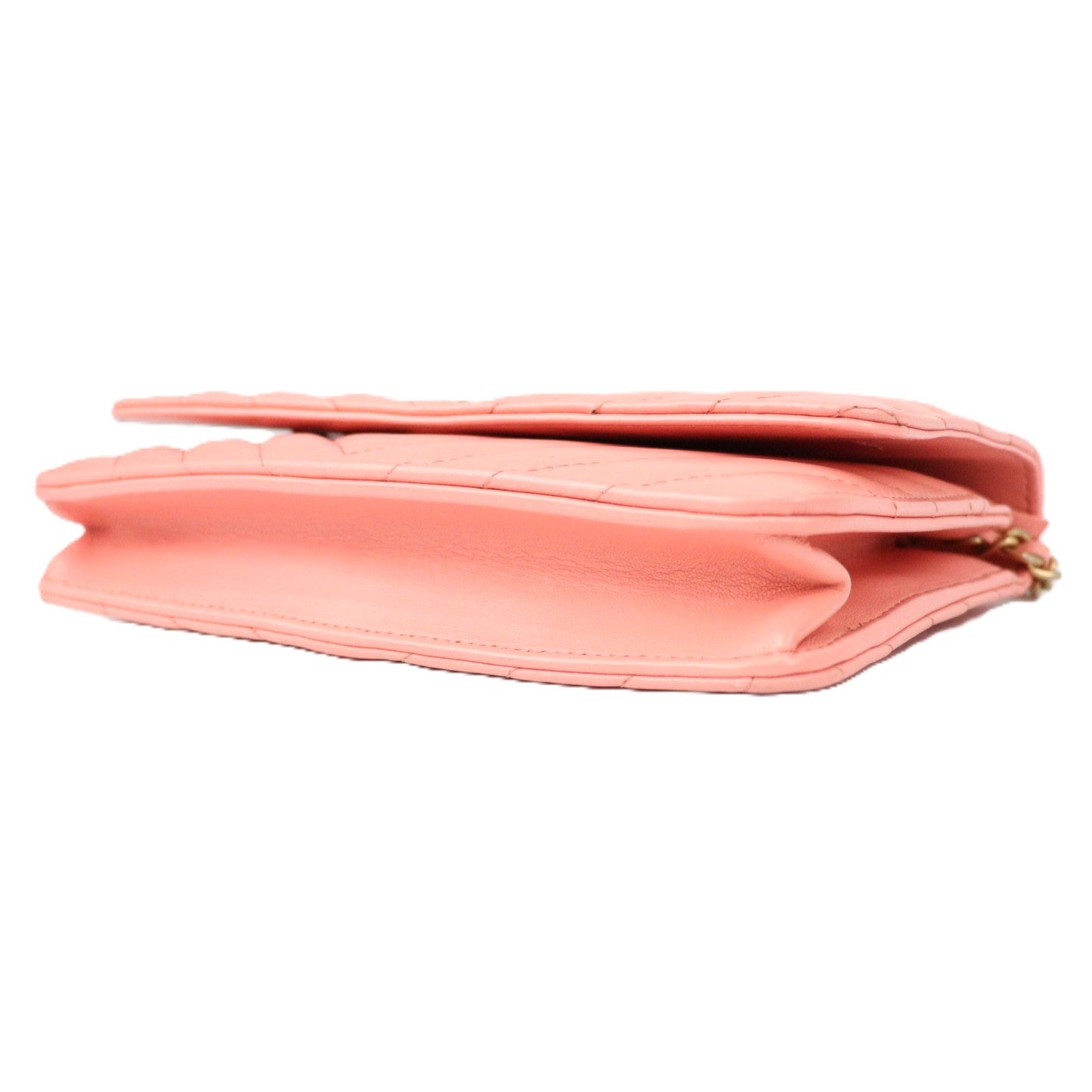 CHANEL 33814 CLASSIC FLAP WALLET ON CHAIN