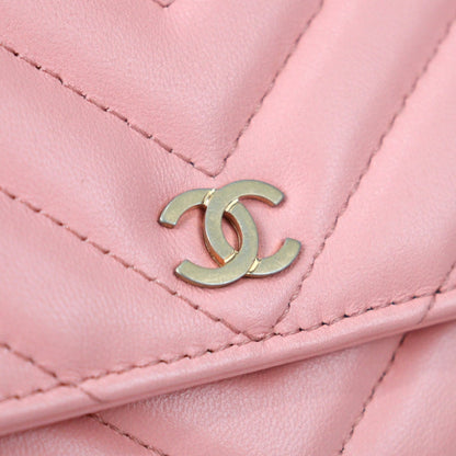 CHANEL 33814 CLASSIC FLAP WALLET ON CHAIN