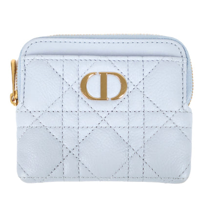 DIOR S5177UWHC CARO LAVENDER WALLET COIN PURSE