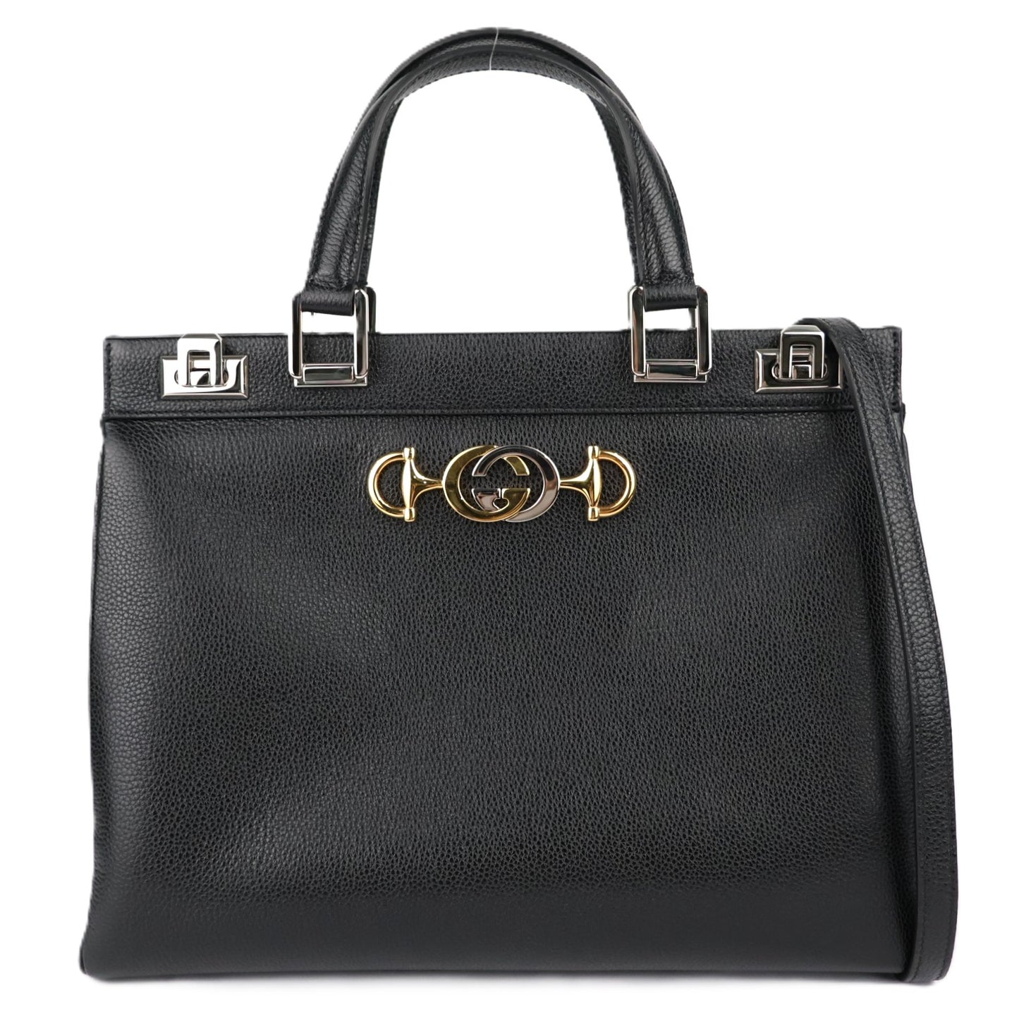 GUCCI 564714 1B90X GUCCI ZUMI HANDBAG