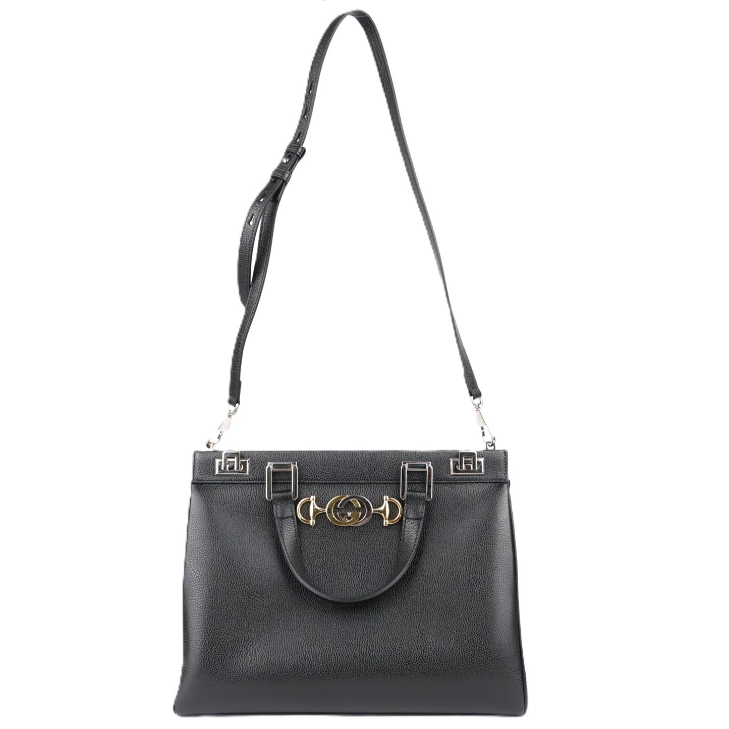 GUCCI 564714 1B90X GUCCI ZUMI HANDBAG