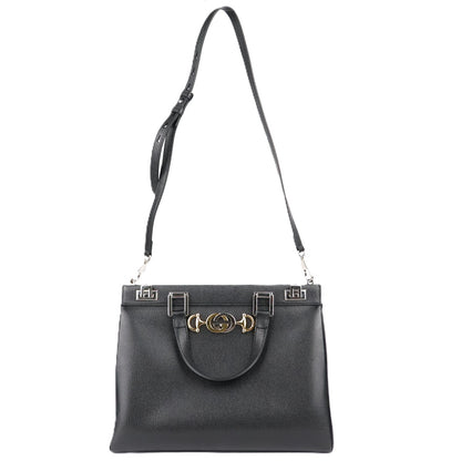 GUCCI 564714 1B90X GUCCI ZUMI HANDBAG
