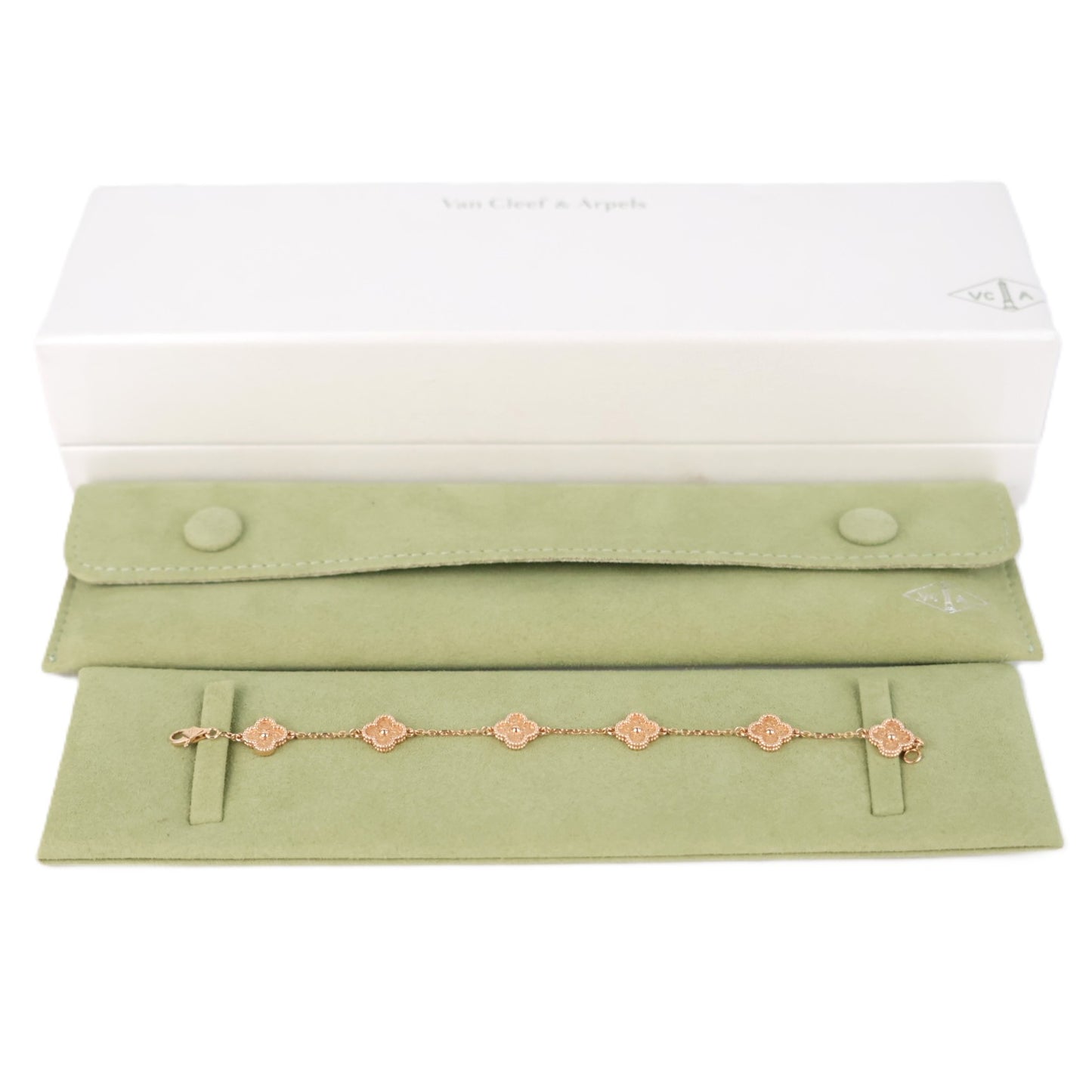 Van Cleef & Arpels VCARO8DD00 Sweet Alhambra 6-Motifs Bracelet