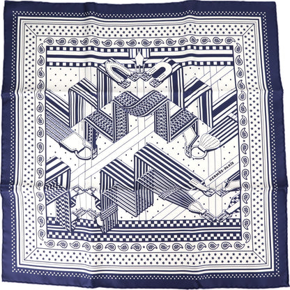 HERMES 043867S BANDANA55 SCARF
