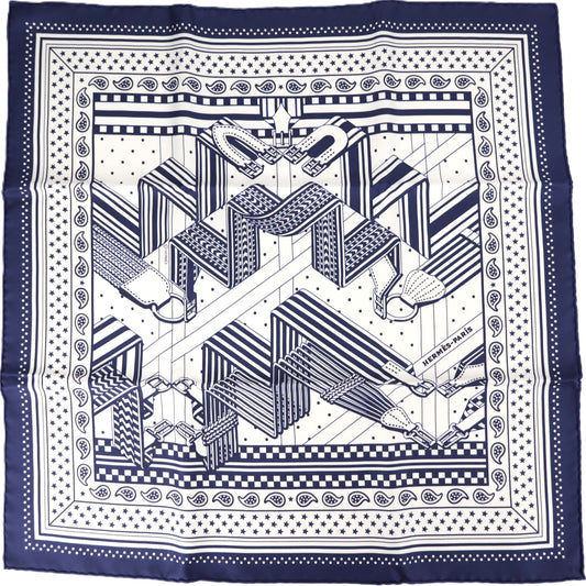 HERMES 043867S BANDANA55 SCARF