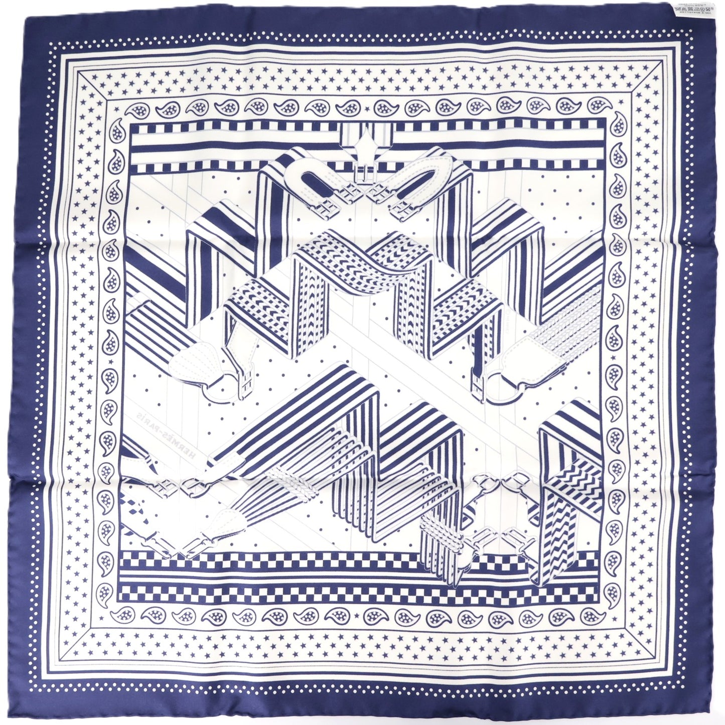 HERMES 043867S BANDANA55 SCARF