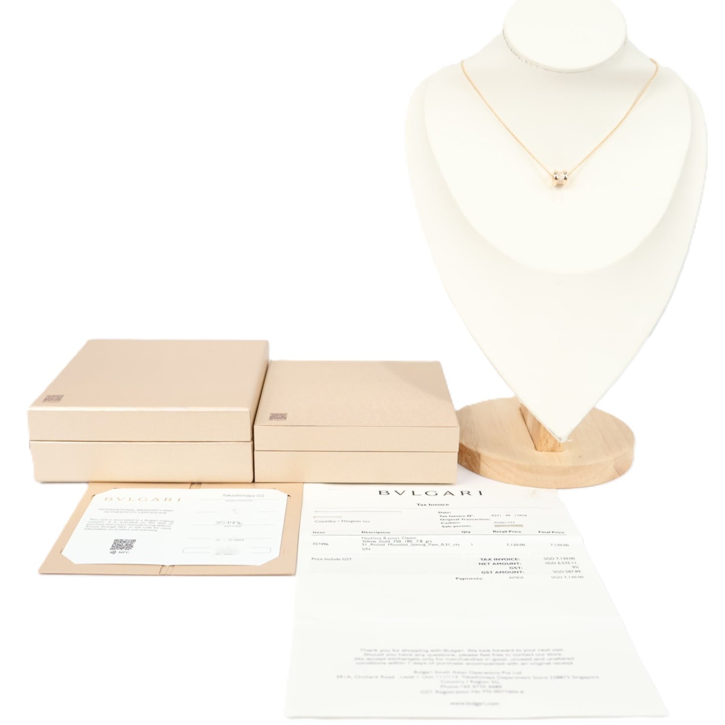 BVLGARI 357496 B.zero1 Classic Necklace