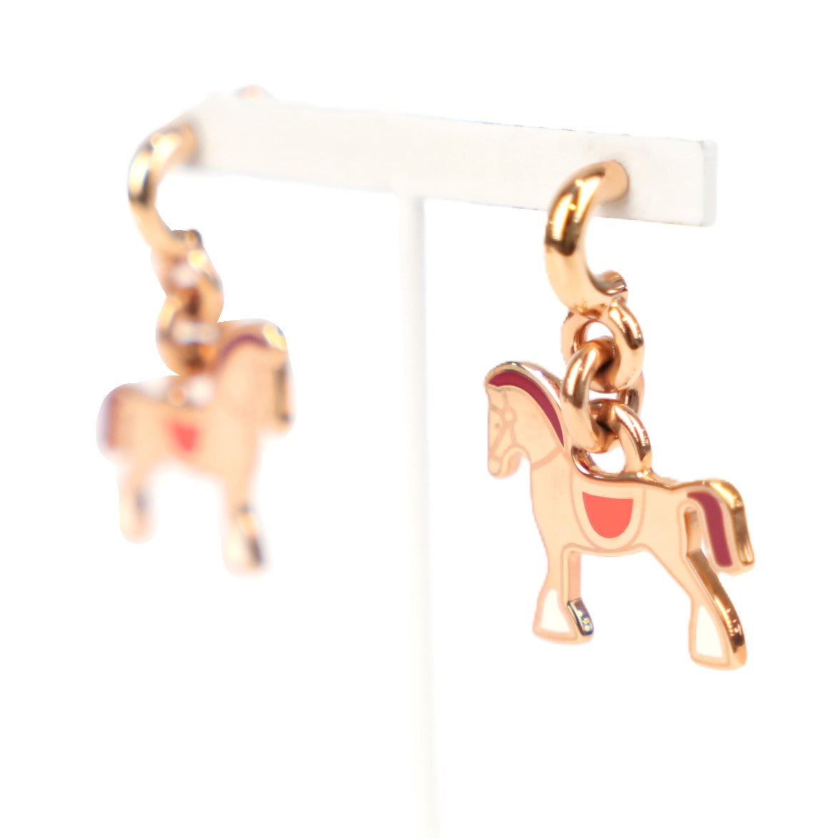 HERMES 100008FO CHEVAL GRAND PARADE EARRINGS