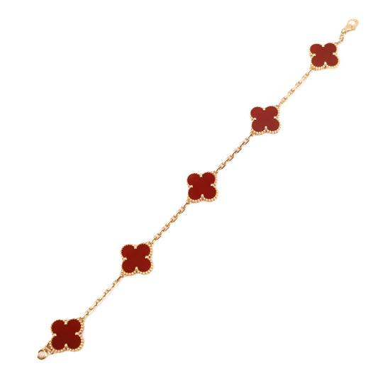 Van Cleef & Arpels VCARD35500 Vintage Alhambra 5-Motifs Bracelet