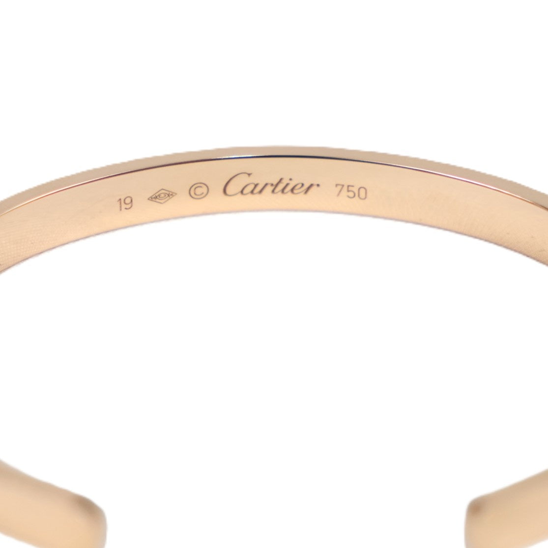 Cartier B6032619 Love Cuff Open Classic Model #19 Bracelet