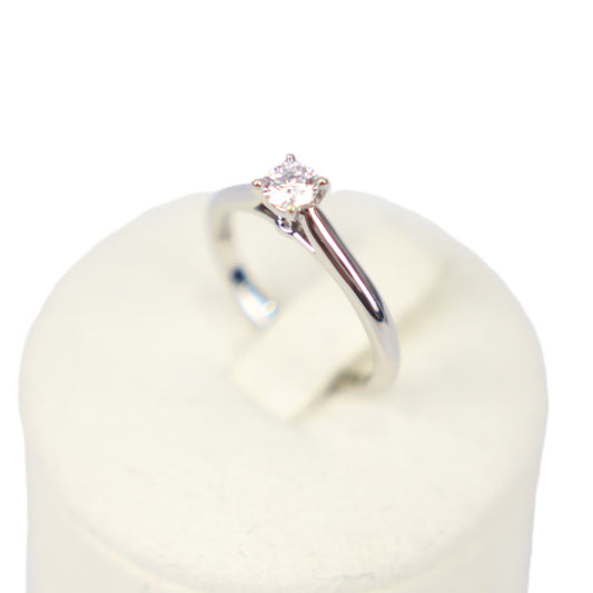 Cartier N4137051 Solitaire 1895 0.30ct-D-VVS1-3EX #51 Ring