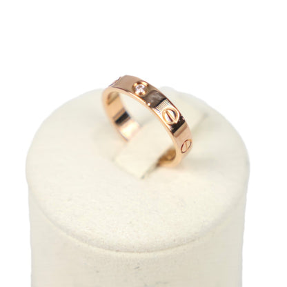 Cartier B4050750 Love Small Model 1-Diamond #50 Ring