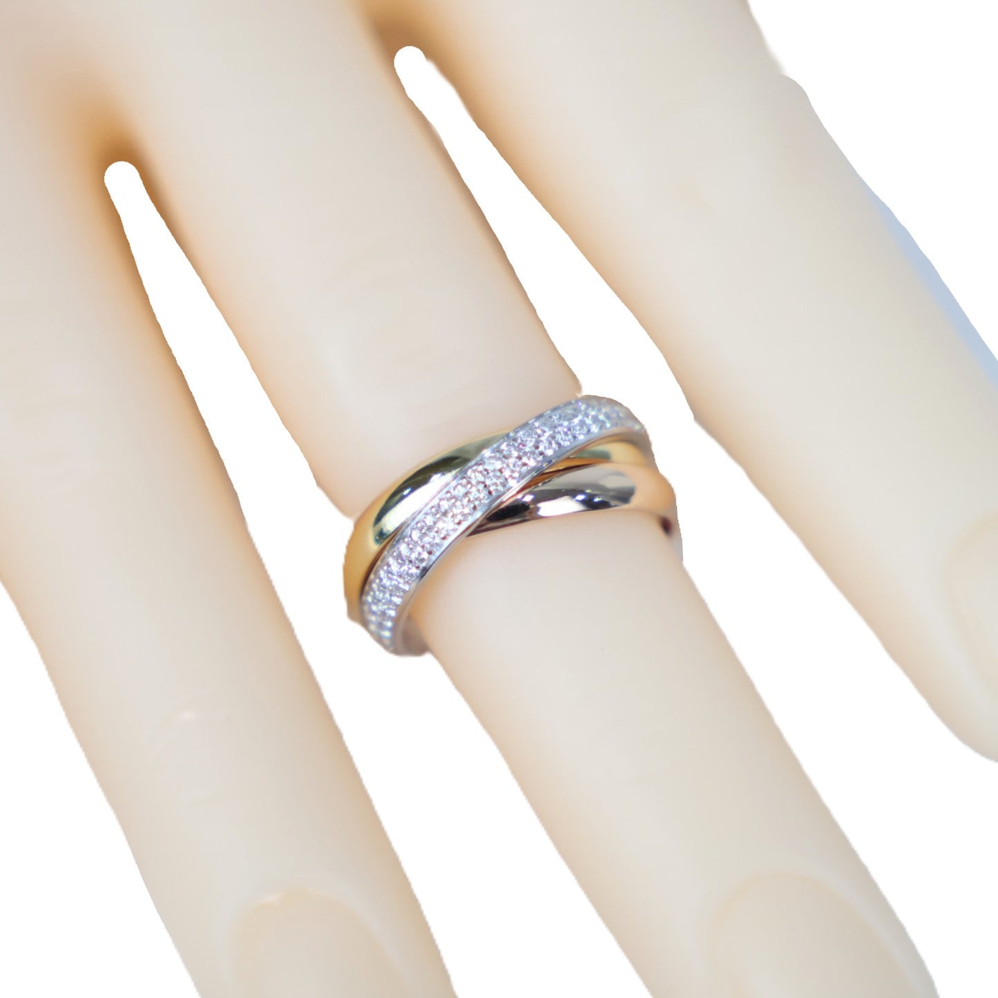 Cartier B4086050 Trinity Small Model #50 Ring