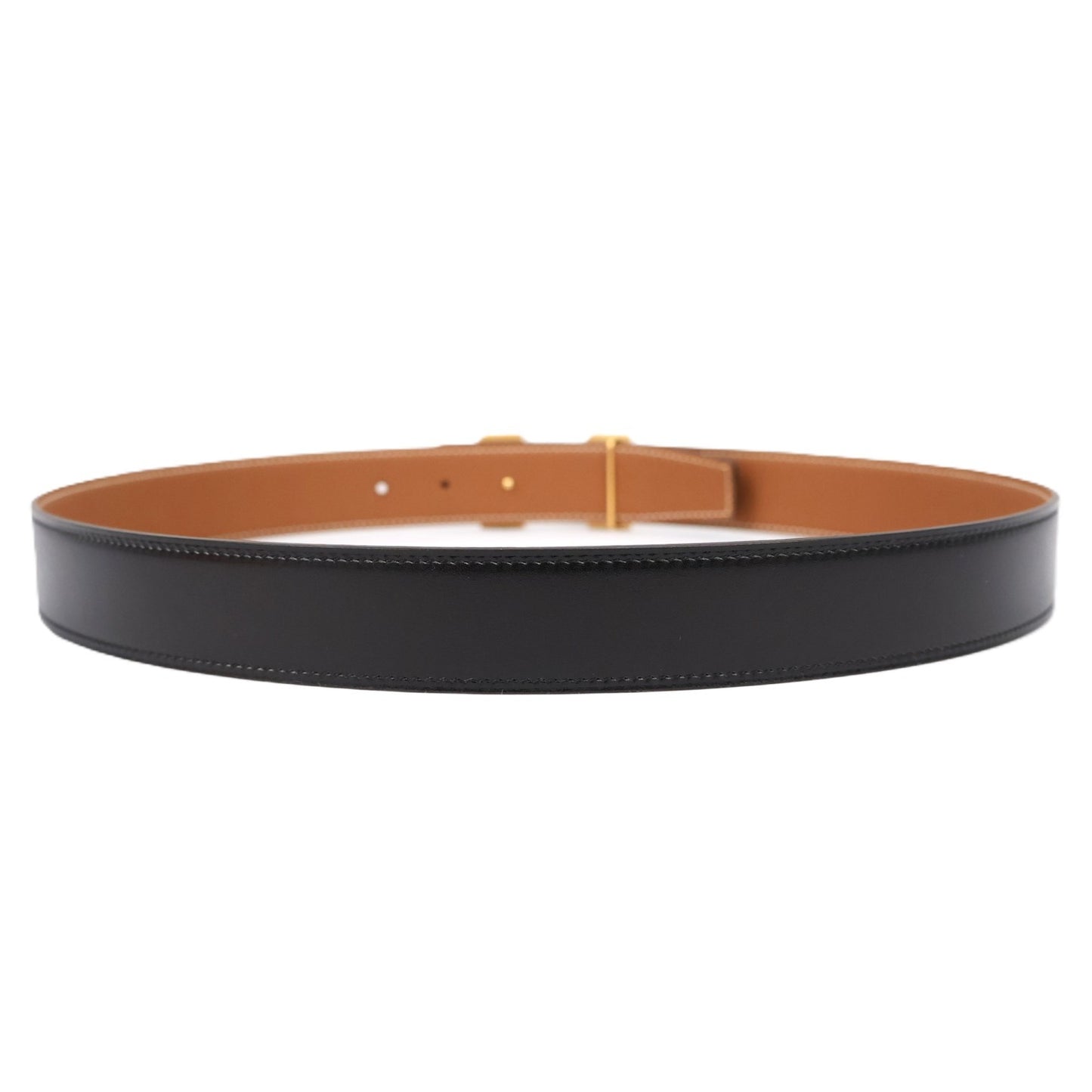 HERMES 064549CC+052000CA CEINTURE5382 MARTELE 85 BELT