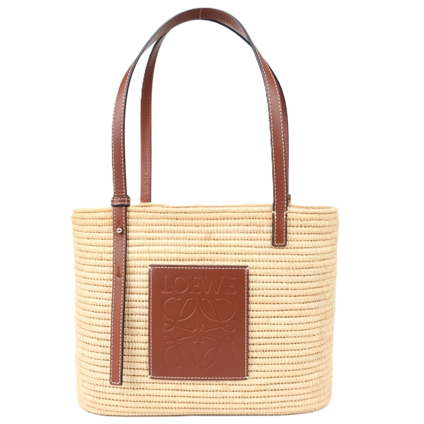 LOEWE A223099X02 SQUARE BASKET SMALL TOTE BAG