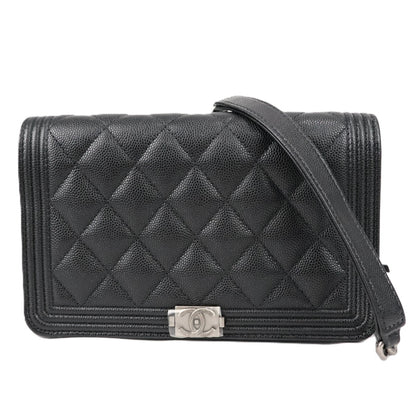 CHANEL AP1117 BOY CHANEL WALLET ON CHAIN