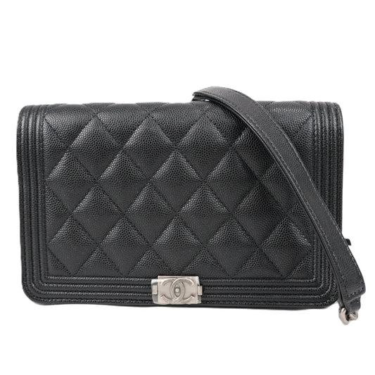 CHANEL AP1117 BOY CHANEL WALLET ON CHAIN