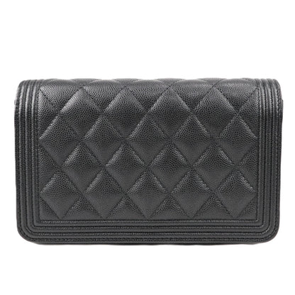 CHANEL AP1117 BOY CHANEL WALLET ON CHAIN