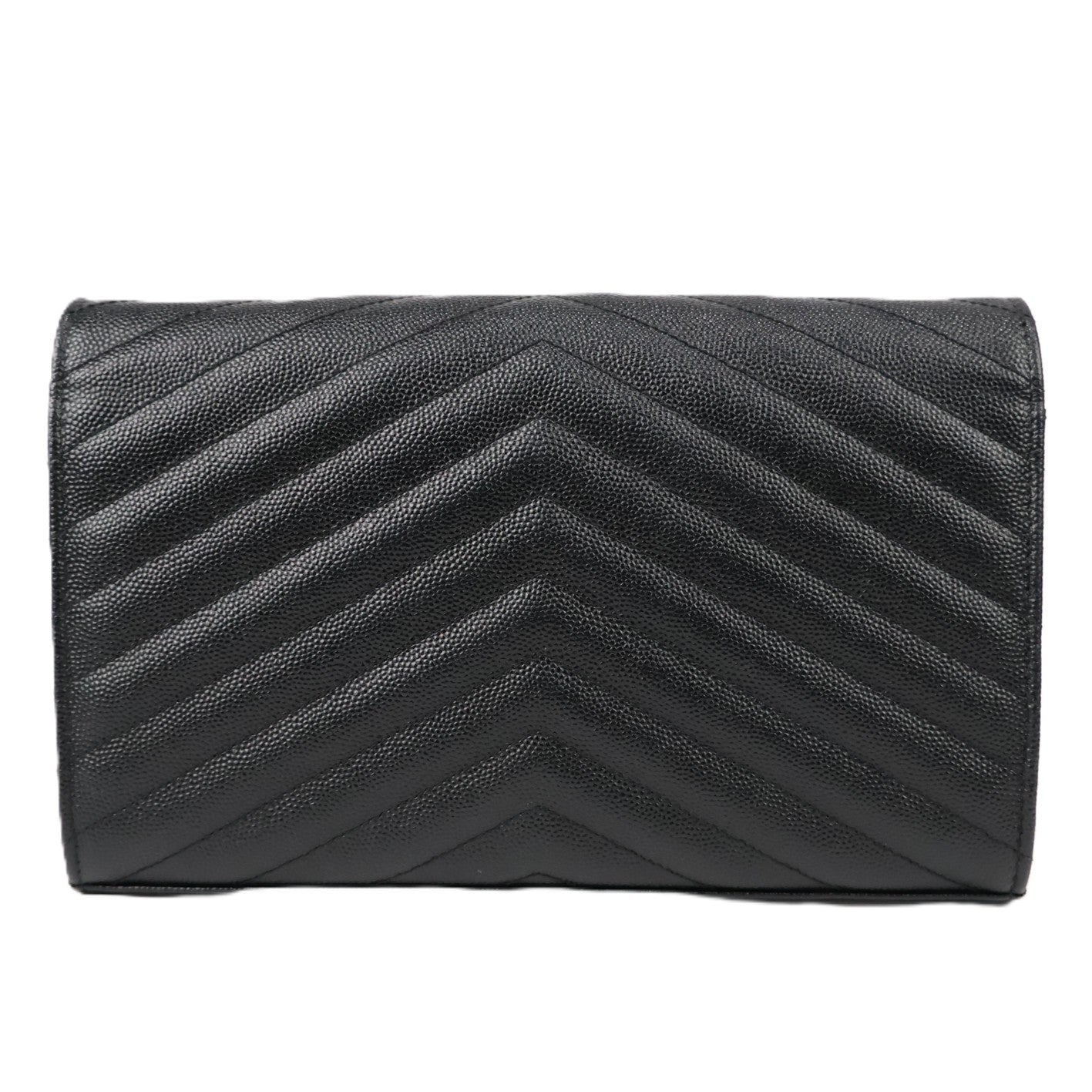 SAINT LAURENT 377828 BOW01 CASSANDRE WALLET ON CHAIN