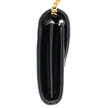 SAINT LAURENT 377828 BOW01 CASSANDRE WALLET ON CHAIN