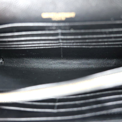 SAINT LAURENT 377828 BOW01 CASSANDRE WALLET ON CHAIN