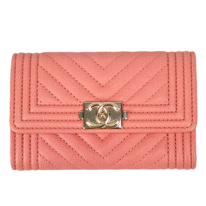 CHANEL 80603 BOY CHANEL CARD HOLDER