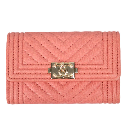 CHANEL 80603 BOY CHANEL CARD HOLDER
