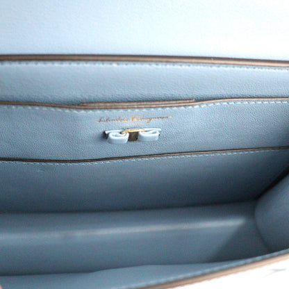 SALVATORE FERRAGAMO 21 I284 VARA SHOULDER BAG
