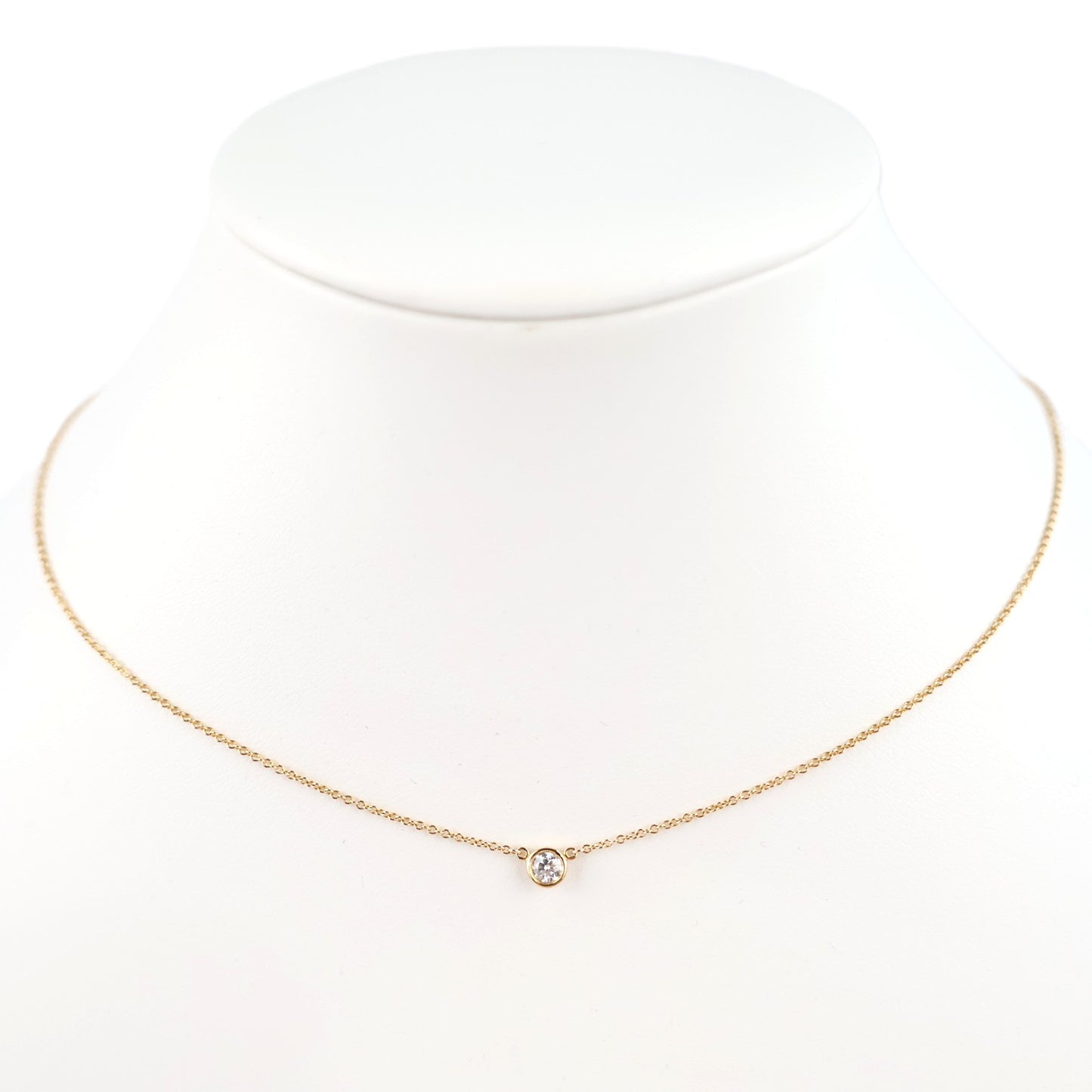 TIFFANY & Co. Diamonds by the Yard 0.18ct-H-VS2-3EX Necklace