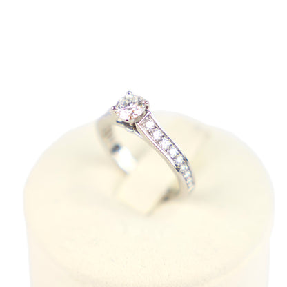 Cartier N4161349 1895 Solitaire 0.45ct-G-VVS1-3EX #49 Ring
