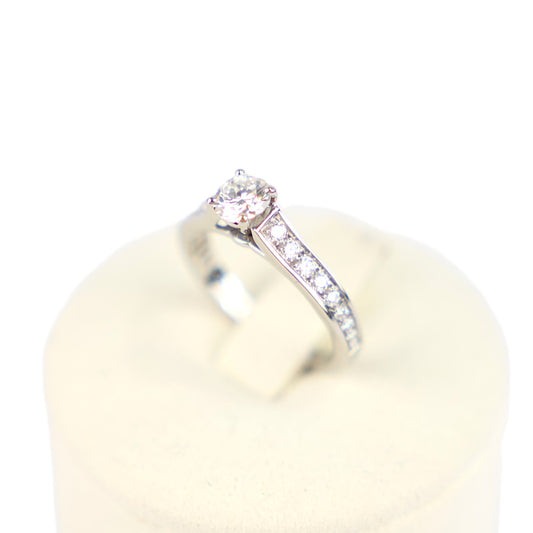 Cartier N4161349 1895 Solitaire 0.45ct-G-VVS1-3EX #49 Ring