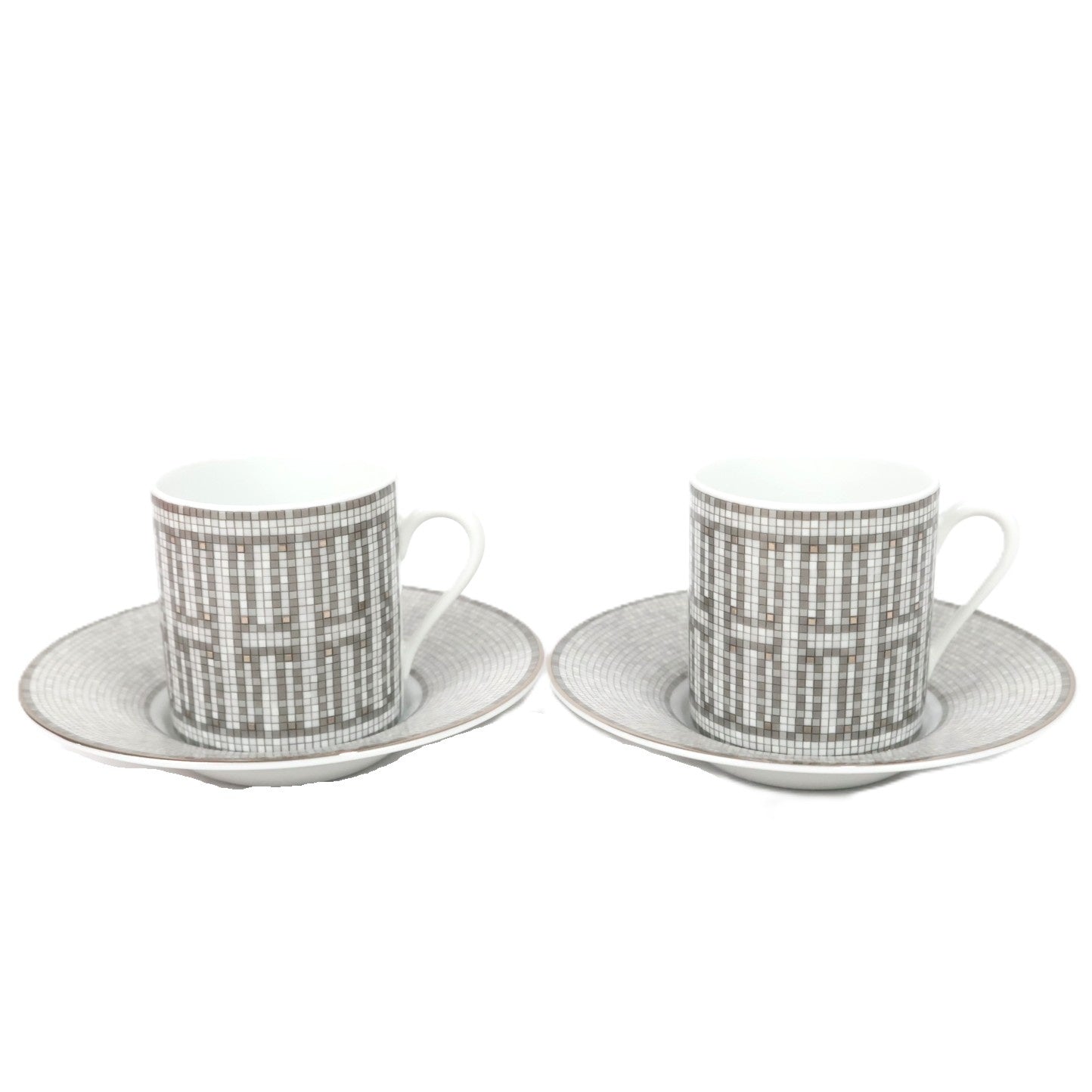 HERMES 035017P MOSAIQUE AU 24 CUP & SAUCER