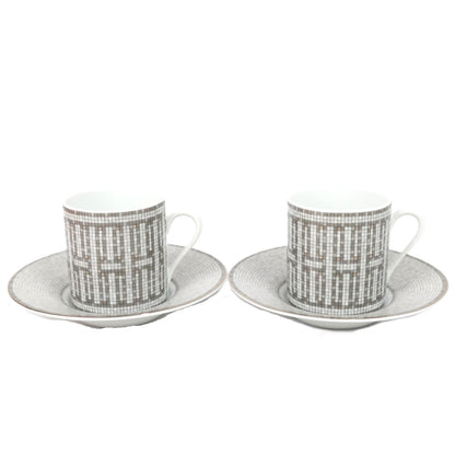HERMES 035017P MOSAIQUE AU 24 CUP & SAUCER