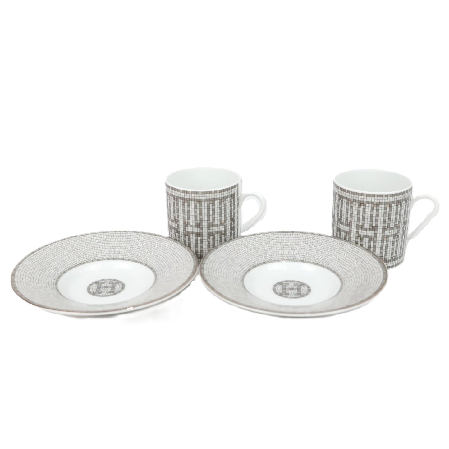 HERMES 035017P MOSAIQUE AU 24 CUP & SAUCER