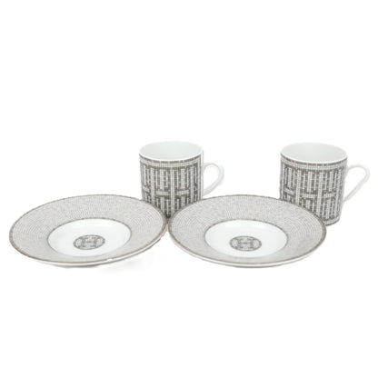 HERMES 035017P MOSAIQUE AU 24 CUP & SAUCER