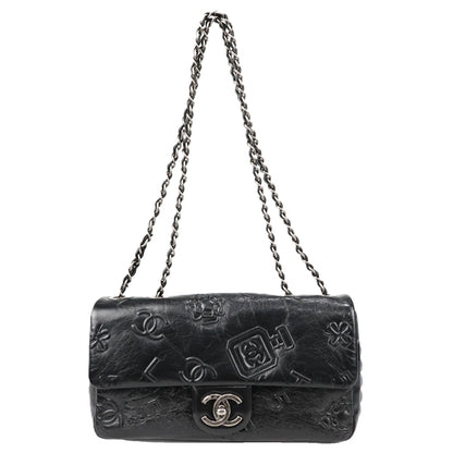 CHANEL 92243 METALLIC SYMBOLS SHOULER BAG