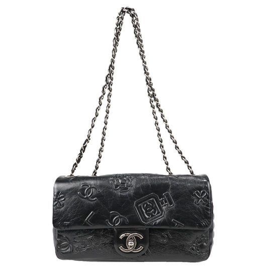 CHANEL 92243 METALLIC SYMBOLS SHOULER BAG
