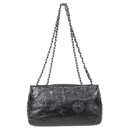 CHANEL 92243 METALLIC SYMBOLS SHOULER BAG