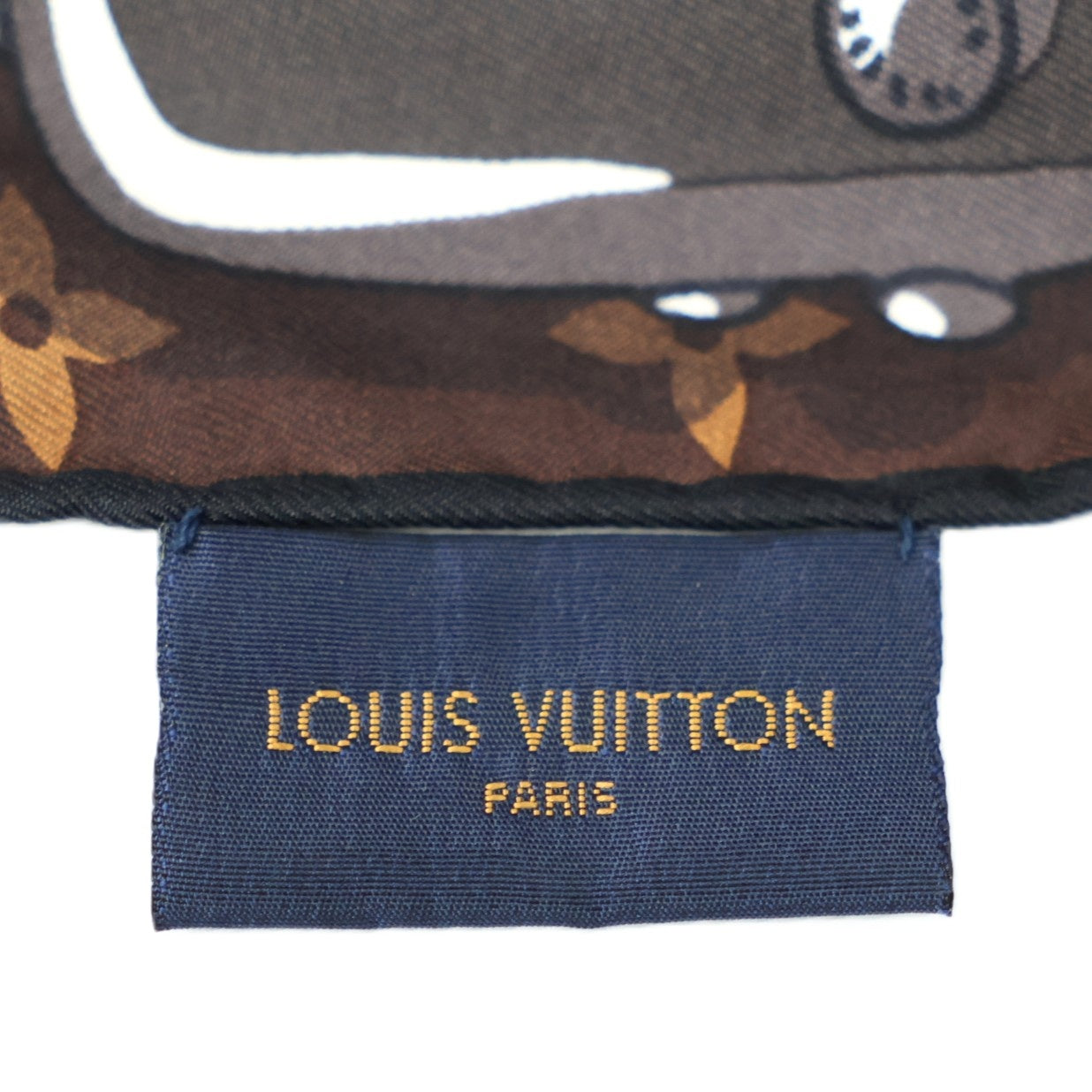 LOUIS VUITTON M70775 CARRE LV WORLD SQUARE 90 SCARF