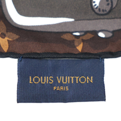 LOUIS VUITTON M70775 CARRE LV WORLD SQUARE 90 SCARF