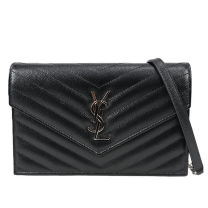 SAINT LAURENT 742920 BOW02 ENVELOPE WALLET ON CHAIN