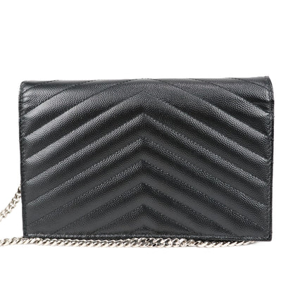 SAINT LAURENT 742920 BOW02 ENVELOPE WALLET ON CHAIN