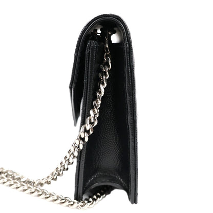 SAINT LAURENT 742920 BOW02 ENVELOPE WALLET ON CHAIN