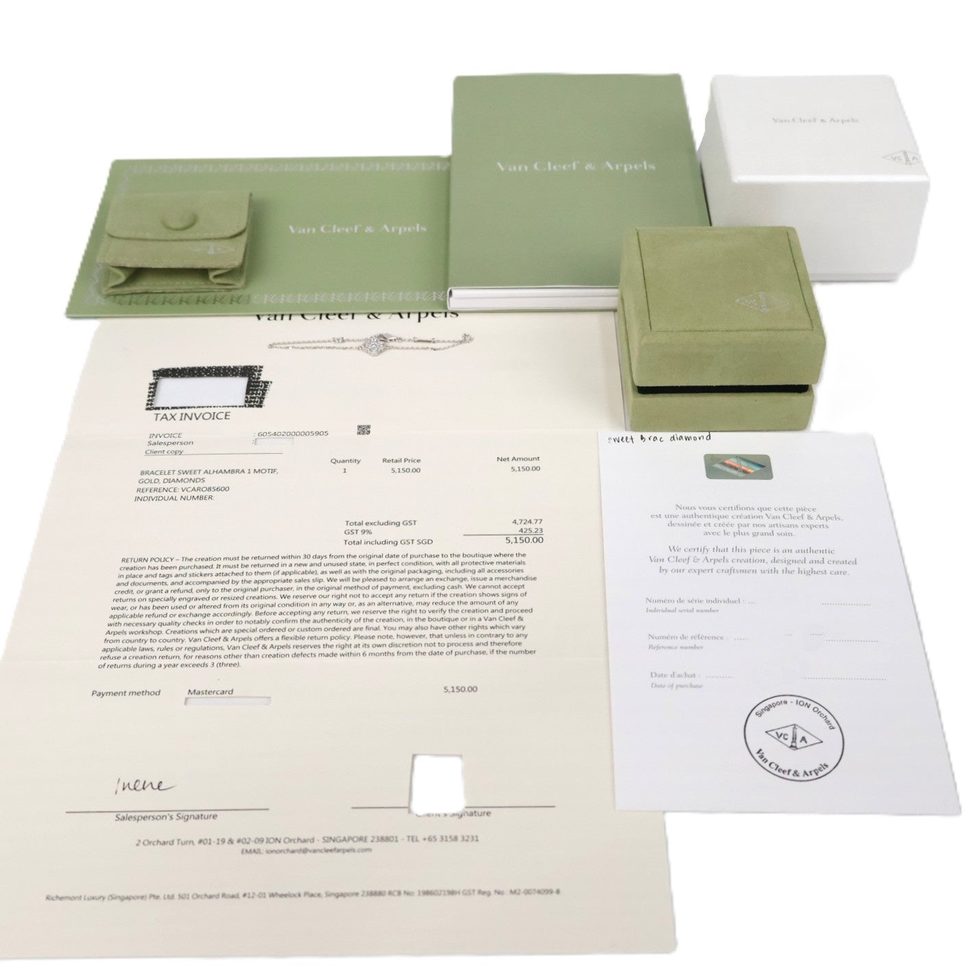 Van Cleef & Arpels VCARO85600 Sweet Alhambra Bracelet